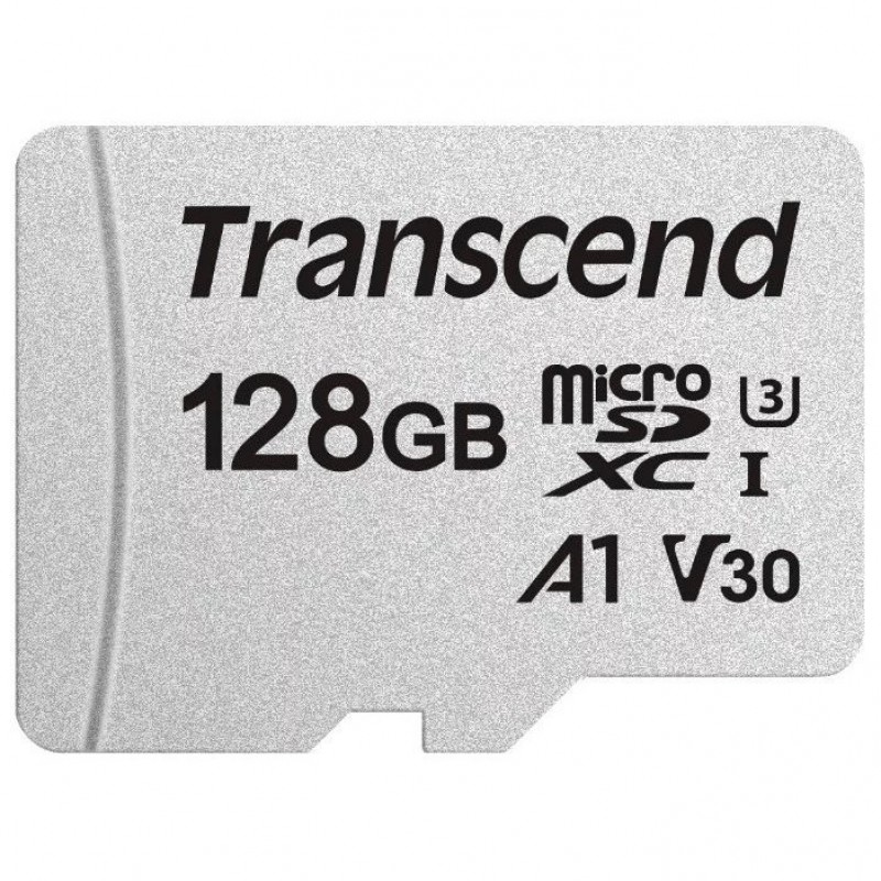 Transcend Карта пам'яті microSD 128GB C10 UHS-I R100/W40MB/s + SD