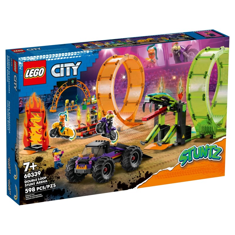 LEGO Конструктор City Stuntz Подвійна петля каскадерської арени