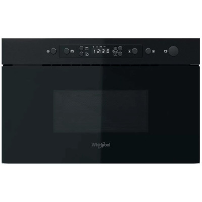 Whirlpool Мікрохвильова піч вбудовувана, 22л, електронне упр., 750Вт, гриль, дисплей, чорний