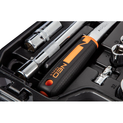 Neo Tools Набір інструментів, 82шт, 1/2", 1/4", CrV, eco кейс