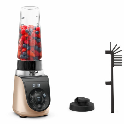Tefal Блендер стаційний Blend UP, 1000Вт, чаша-700мл, тритан, чорно-золотистий