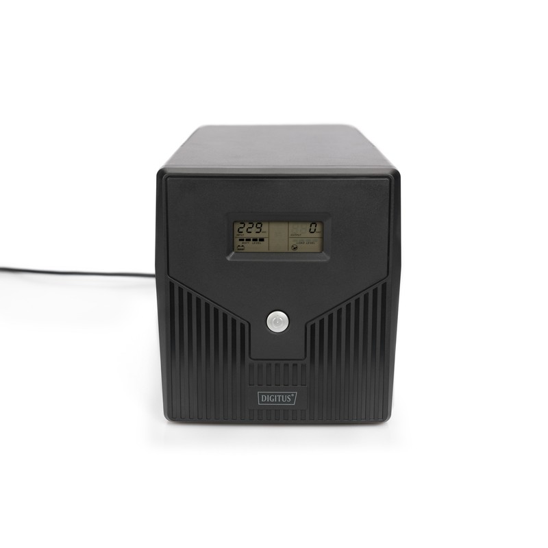 Digitus ДБЖ Line-Interactive, 2000VA/1200W, LCD, 4xSchuko, RJ45, RS232, USB