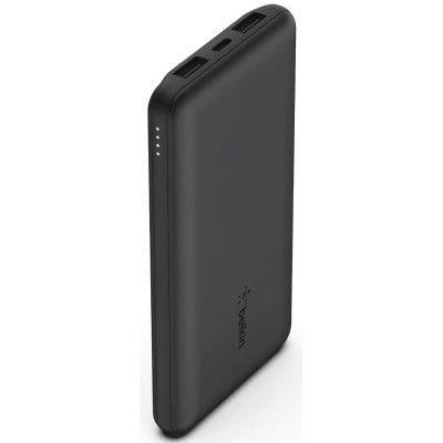 Belkin Портативний зарядний пристрій 10000mAh, 15W USB-C IN/OUT,MICROUSB IN,USB-A OUT, black