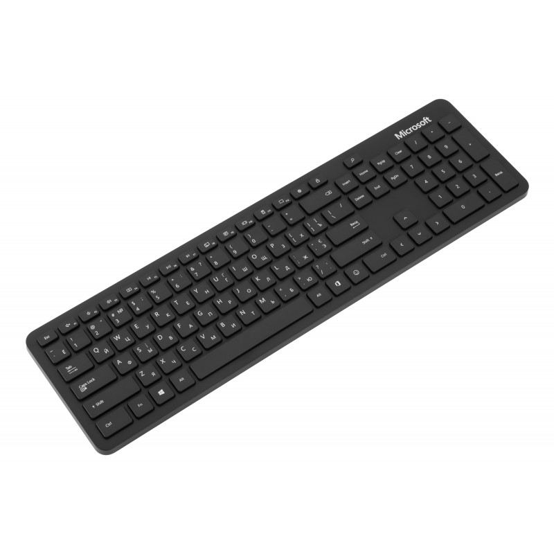 Microsoft Клавіатура мембранна Bluetooth Keyboard 115key, BT, EN/UK/RU, чорний