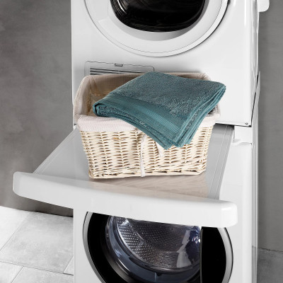 Whirlpool Комплект монтажний для з'єднання пральної машини з сушильною машиною, 45-60см, білий