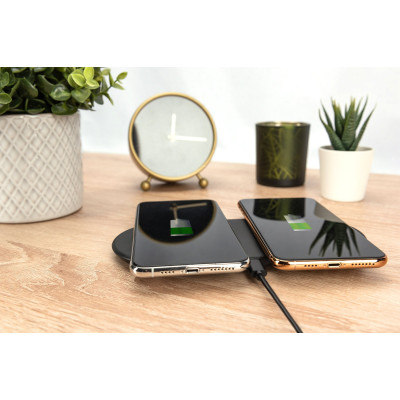 Digitus Зарядний пристрій Wireless Charging, Pad, Duo, 15W