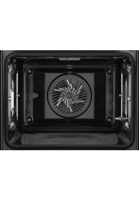 Electrolux Духова шафа електрична, 71л, A++, дисплей, конвекція, піроліз, телескопічні напрямні, чорний матовий