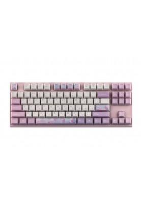 Varmilo Клавіатура механічна VED87 Dreams On Board 87Key, Cherry Mx Brown, BT/USB-A, EN/UKR, No Led, Рожевий