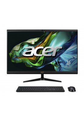 Acer Персональний комп'ютер моноблок Aspire C27-1800 27" FHD, Intel i5-1335U, 32GB, F512GB, UMA, WiFi, кл+м, без ОС, чорний