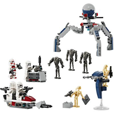 LEGO Конструктор LEGO Star Wars Клони-піхотинці й Бойовий дроїд. Бойовий набір