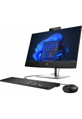 HP Комп'ютер персональний моноблок ProOne 440-G9 23.8" FHD IPS AG, Intel i3-13100T, 8GB, F512GB, UMA, WiFi, кл+м, 3р, DOS, чорний