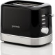 Gorenje Тостер 850Вт, підігрів, розморожування, пластик, чорний