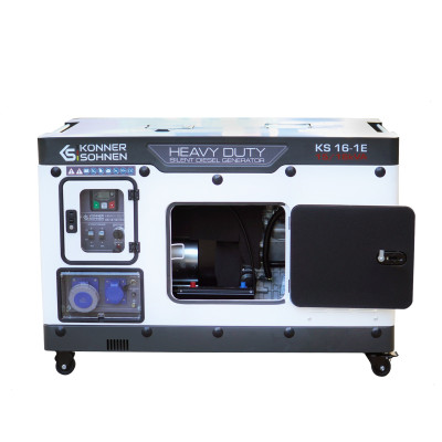 Könner & Söhnen Генератор дизельний KS 16-1E 230В 16/15кВт АВР(ATS) електростартер 360кг