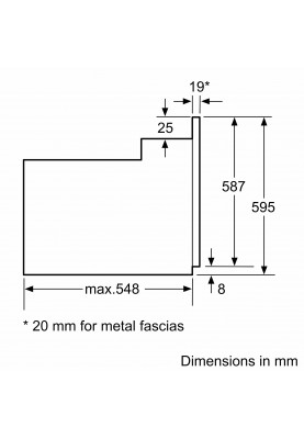 Bosch Духова шафа електрична HBJ517SG0R