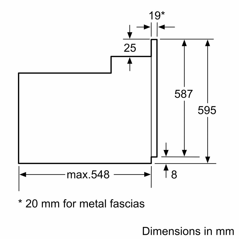 Bosch Духова шафа електрична HBJ517SG0R