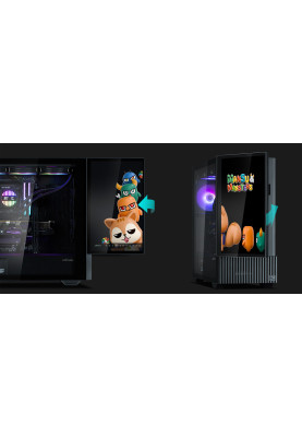 Zalman Корпус Z10 DS, без БР, 2xUSB3.0, 1хUSB Type-C, 2х120мм, 1x120мм ARGB, TG Side Panel, ATX, Monitor, чорний