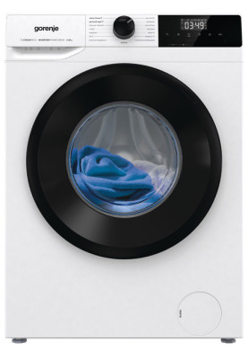 Gorenje Пральна машина фронтальна, 8кг, 1400, A+++, 55см, дисплей, пара, інвертор, білий