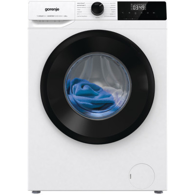 Gorenje Пральна машина фронтальна, 8кг, 1400, A+++, 55см, дисплей, пара, інвертор, білий
