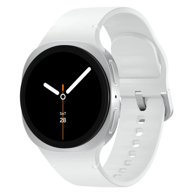 Samsung Смарт-часи Samsung Galaxy Watch 8 40мм e-SIM (L325) 1.34", 438x438, sAMOLED, BT 5.3, NFC, 2/32ГБ, сріблястий