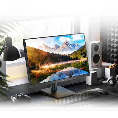LG Монітор 23.8` 24MP400-B D-Sub, HDMI, IPS, FreeSync