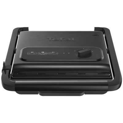 Tefal Гриль прижимний Inicio 2000Вт, темп. режимів-3, розкриття на 180°, метал, чорний