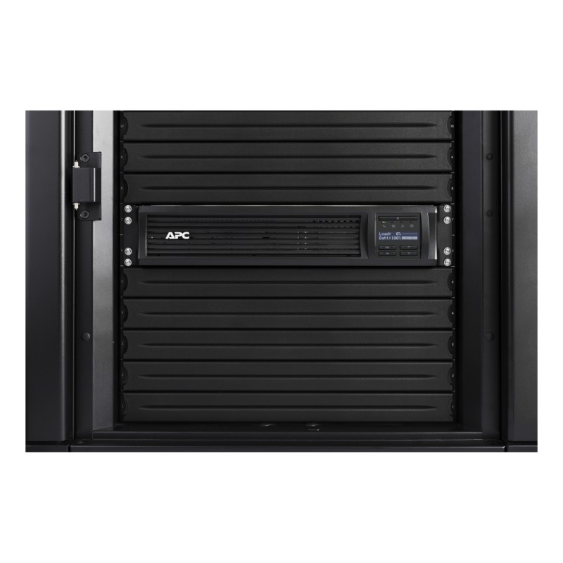 APC Джерело безперебійного живлення Smart-UPS 750VA/500W, RM 2U, LCD, USB, SmartConnect, 3xC13