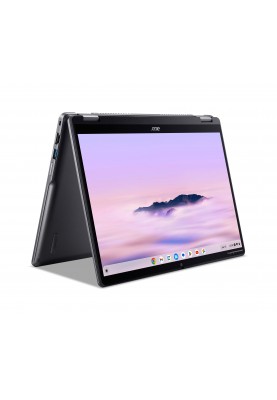 Acer Ноутбук Chromebook Plus Spin 514 CP514-4HN 14" WUXGA IPS Touch, Intel 5-120U, 8GB, F256GB, UMA, ChromeOS, сірий