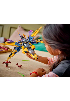 LEGO Конструктор Ninjago Суперштормовий реактивний літак Рас та Арін