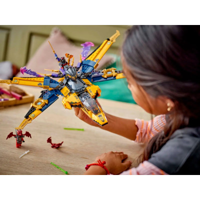 LEGO Конструктор Ninjago Суперштормовий реактивний літак Рас та Арін