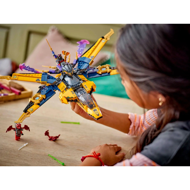 LEGO Конструктор Ninjago Суперштормовий реактивний літак Рас та Арін