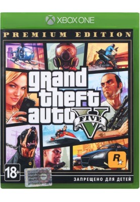 Games Software Grand Theft Auto V Premium Online Edition [Blu-Ray диск] (Xbox)