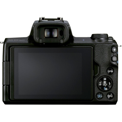 Canon Цифрова фотокамера  EOS M50 Mk2 + 15-45 IS STM Lifestream Kit Black