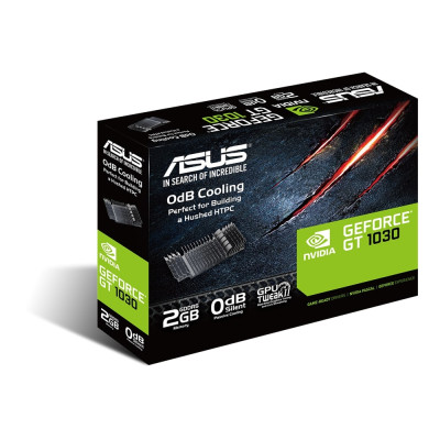 ASUS Відеокарта GeForce GT 1030 2GB GDDR5 low profile silent GT1030-SL-2G-BRK ASUS Відеокарта GeForce GT 1030 2GB GDDR5 low profile silent GT1030-SL-2G-BRK