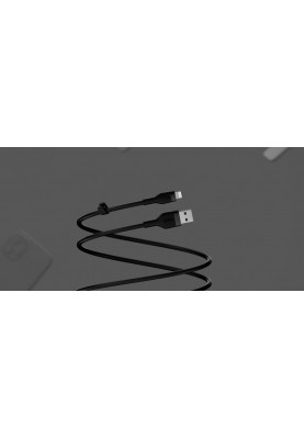 Belkin Кабель USB-A - Lightning силіконовий, з кліпсою, 3м, чорний