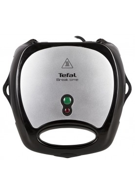 Tefal Мультимейкер Break time Break time, 700Вт, комплект-3 пластини, тефлон, корпус-пластик, чорно-сріблястий