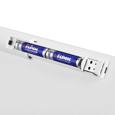 2E Клавіатура ножнична KS270 109key, WL/BT, EN/UK, сріблясто-білий