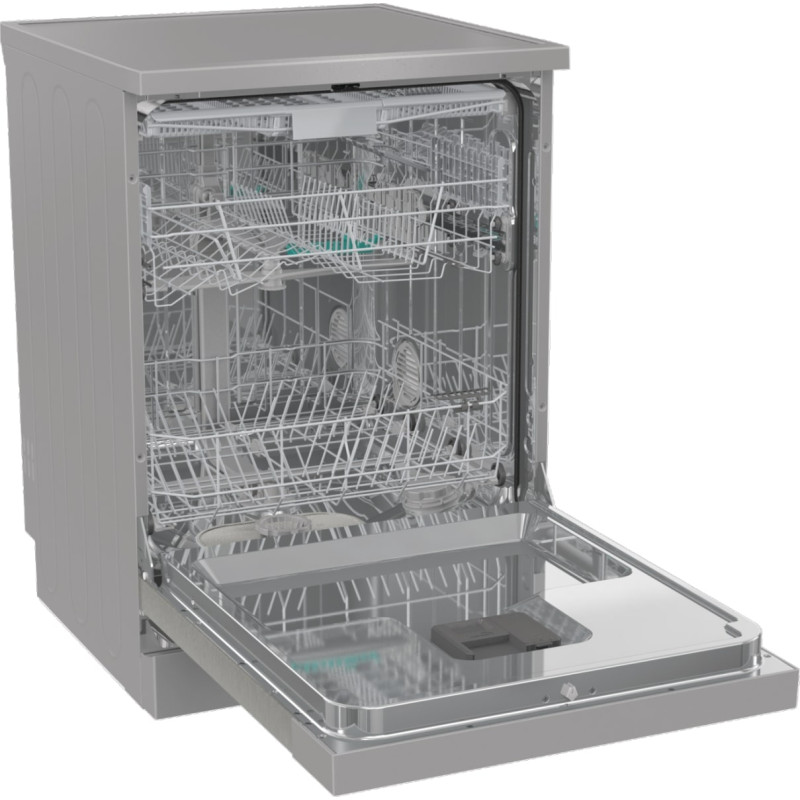 Gorenje Посудомийна машина, 16компл., A++, 60см, дисплей, 3 кошика, AquaStop, сірий