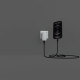 Belkin Кабель USB-С - Lightning, BRAIDED SILICONE, 1m, black