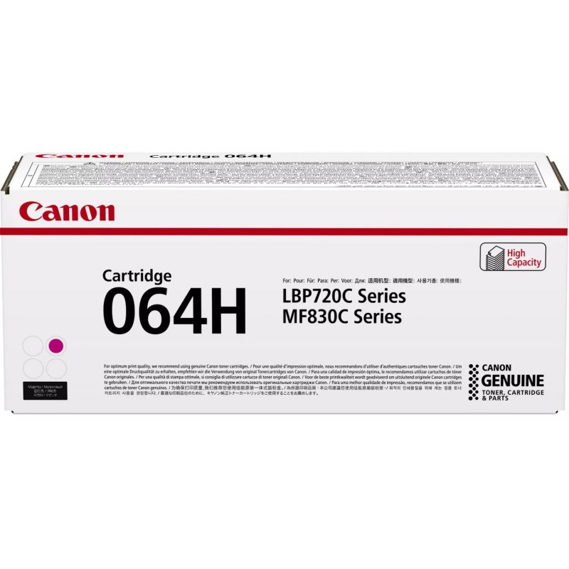 Canon Картридж 064H MF832Cdw/LBP722Cdw Magenta (10500 стор.)