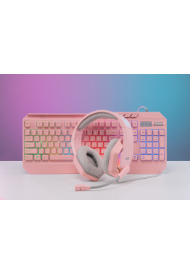 2E Gaming Клавіатура KG315 RGB USB Pink Ukr