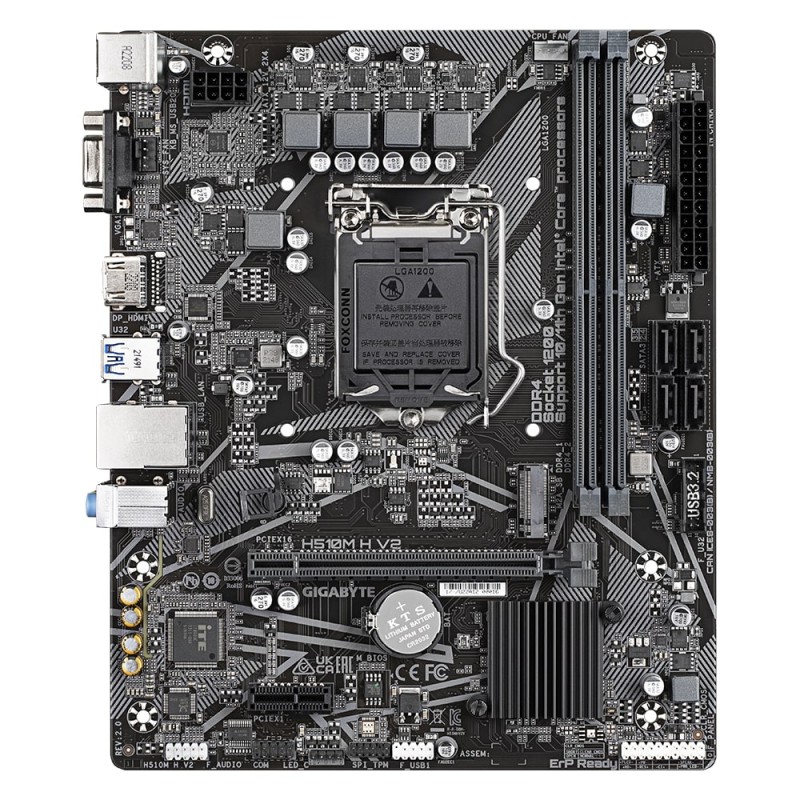 Gigabyte Материнська плата H510M H V2 s1200 H510 2xDDR4 HDMI mATX