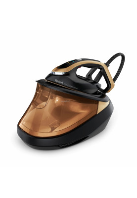 Tefal Утюг-парогенератор Pro Express Vision, 3000Вт, 1200мл, паровий удар -800гр, постійна пара - 180гр, керам. підошва, чорно-золотий