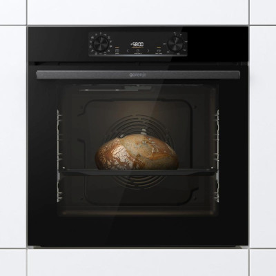 Gorenje Комплект (духовка електрична BOS6737E06BG + поверхня індукційна GI6401BSC), 743032, чорний
