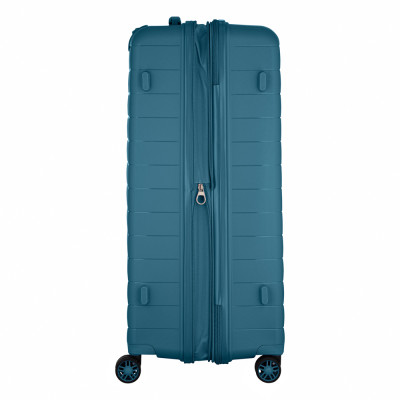 2E Валіза, Aero, поліпропілен, велика, 99/119 л, TSA, 4 колеса, EXP, синій