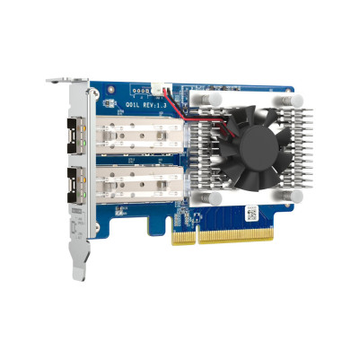 QNAP Сетева карта Dual-port SFP+ 10GbE Gen3 x8 (Broadcom BCM57412)