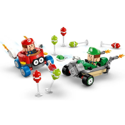 LEGO Конструктор LEGO Super Mario Mario Kart – Baby Mario vs. Baby Luigi LEGO Конструктор LEGO Super Mario Mario Kart – Baby Mario vs. Baby Luigi