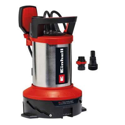 Einhell Насос дренажний Einhell GE-DP 7535 N LL ECO 750Вт, 18500л/год, вис. 9м, глиб. 7м, нержавіюча сталь, 5.7кг