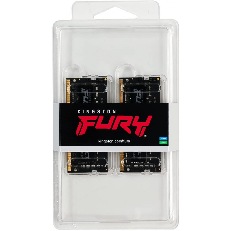 Kingston Пам'ять для ноутбука DDR4 2666 16GB KIT (8GBx2) FURY Impact