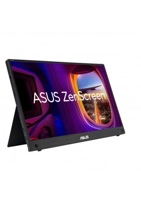 ASUS Монітор портативний 15.6" ZenScreen MB16AHG mHDMI, 2xUSB-C, IPS, 144Hz, 3ms, FreeSync