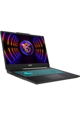 MSI Ноутбук Cyborg 15.6 FHD, Intel i5-12450H, 16GB, F512GB, NVD4060-8, DOS, чорний